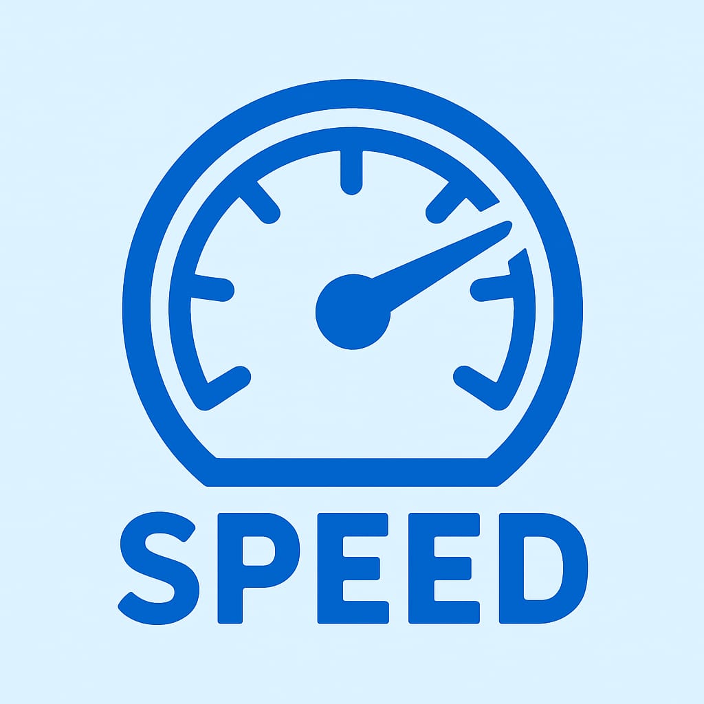 Speed and Efficiency